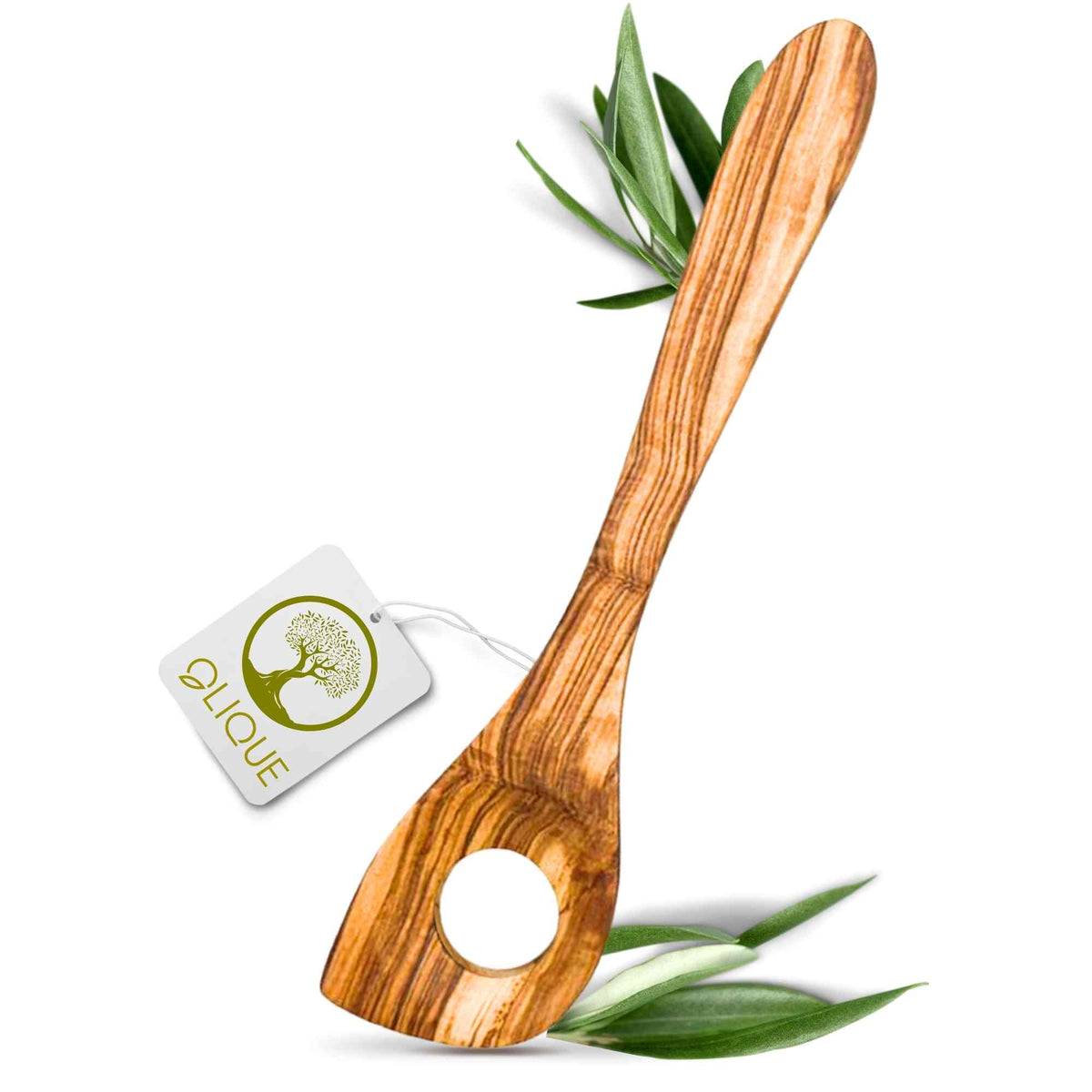Risottolöffel aus Olivenholz (30 cm) – nachhaltig, antibakteriell, Küchenklassiker