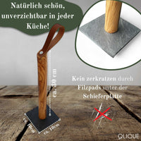 Küchenrollenhalter aus Olivenholz – Stilvoll & Natürlich