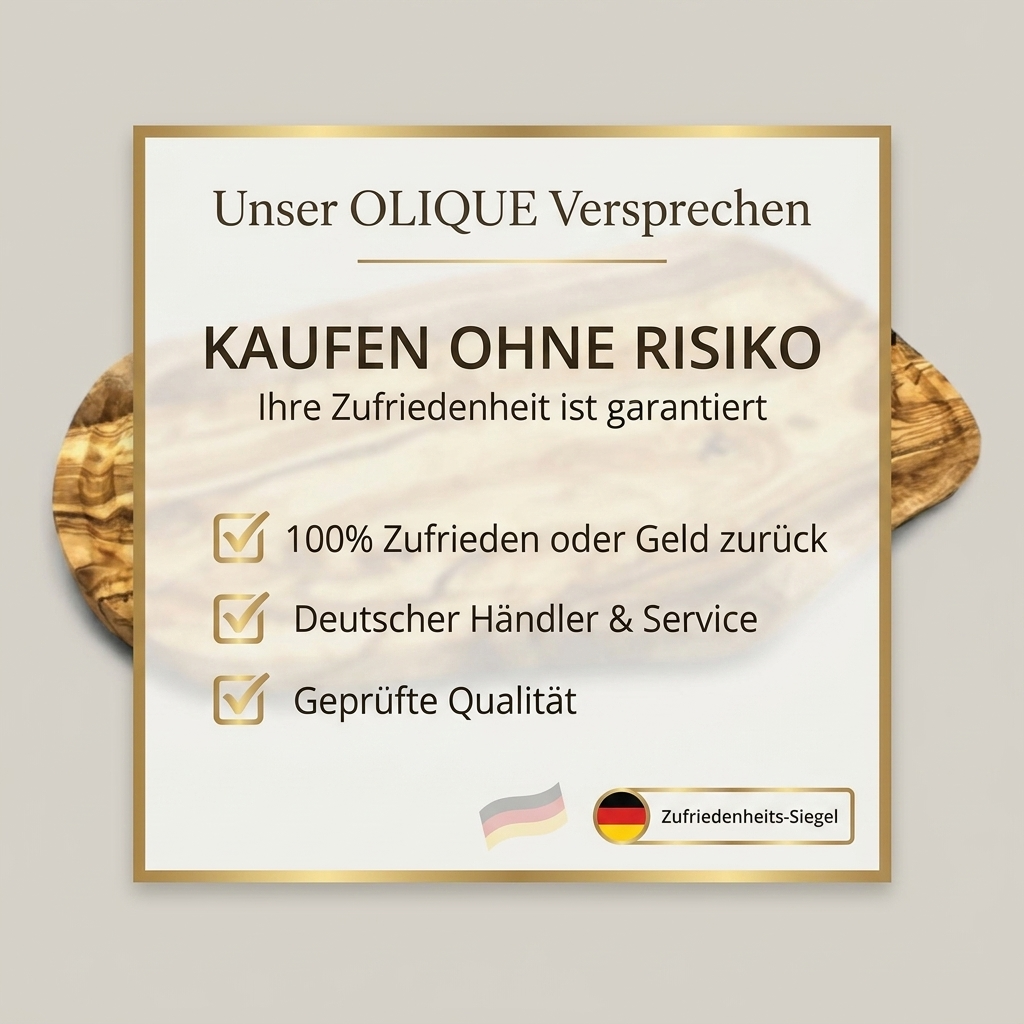 Personalisiertes Schneidebrett mit Saftrille – Rustikales Tranchierbrett aus Olivenholz