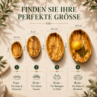 Ovale Schale aus Olivenholz – Handgefertigt & Nachhaltig