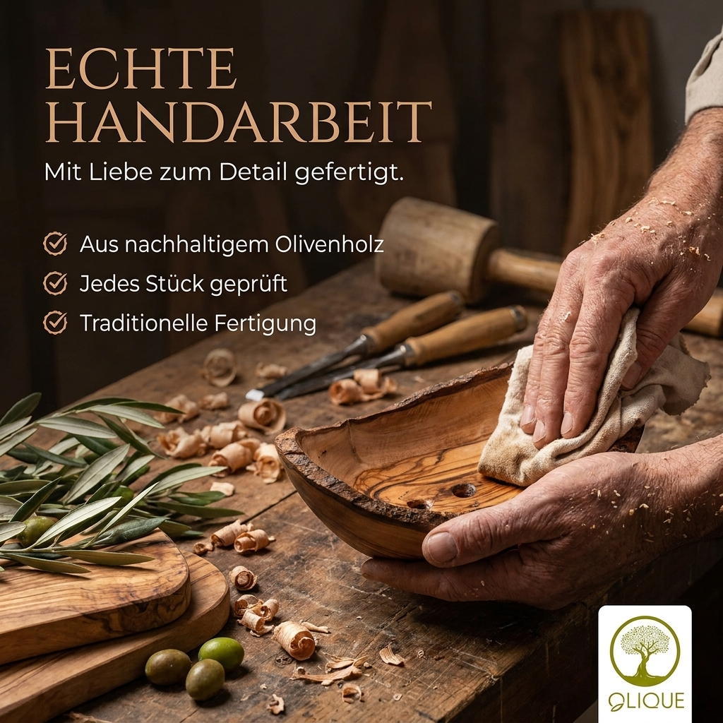Rustikale Seifenschale aus Olivenholz – Handgemacht & Natürlich