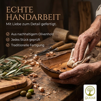 Rustikale Seifenschale aus Olivenholz – Handgemacht & Natürlich
