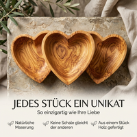 Ringkissen Hochzeit aus Olivenholz, personalisierbar