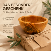 Runde Tapas Schale aus Olivenholz