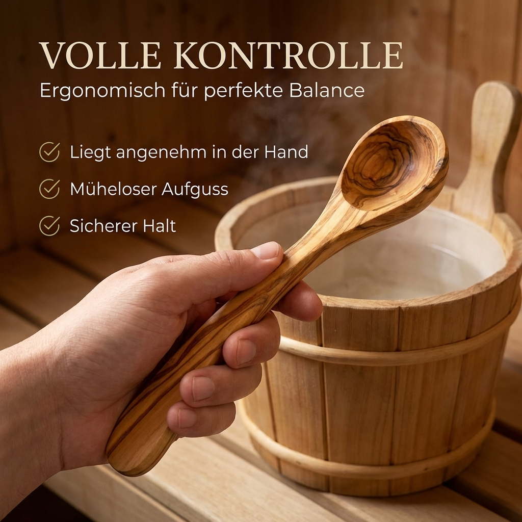 sauna aufguss kelle